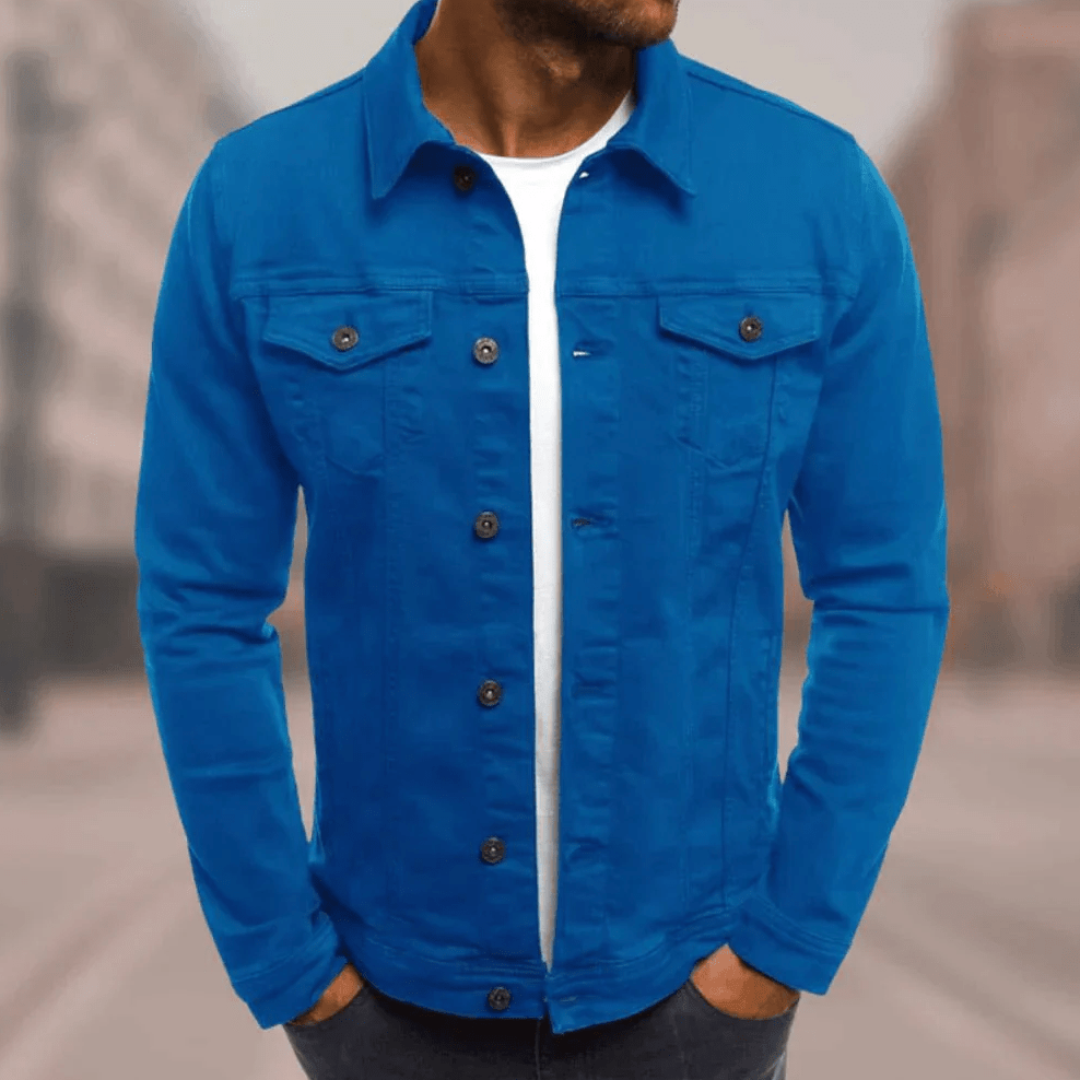 Saif | Trendig Denim-Jacke für Männer