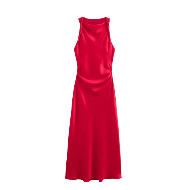 Nora | Stylish Satin Long Dress for Women