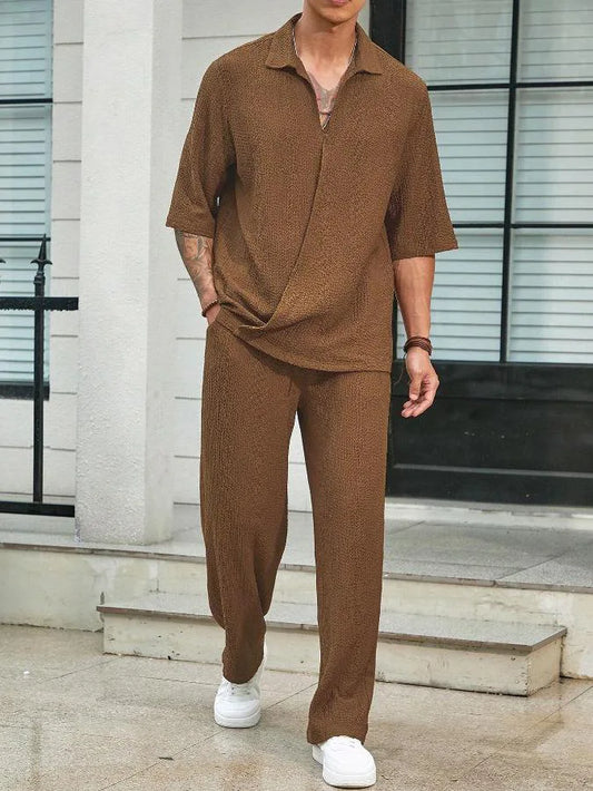 Max | Zweiteiliges Sommerhemd und Hose für Herren Bekleidung