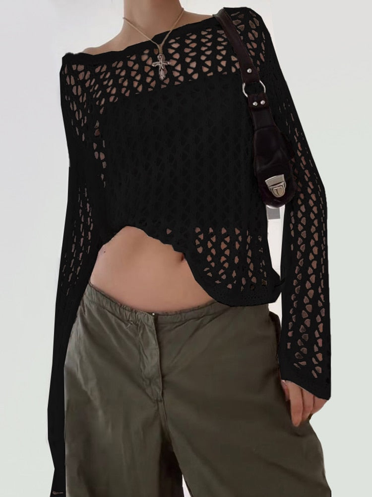 Abriana | Offener Strickpullover für Damen