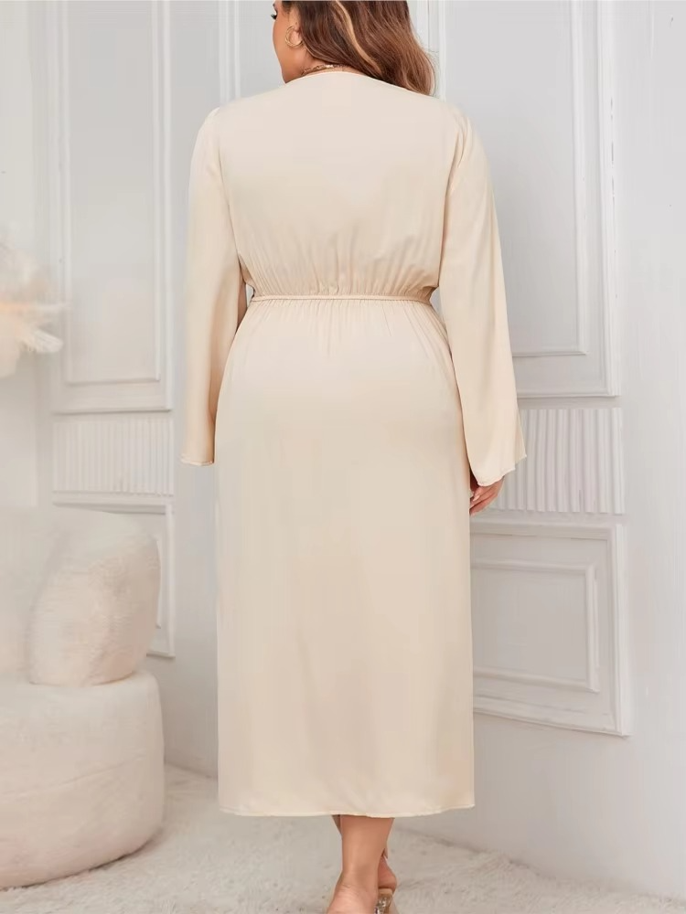 Carlotta | Elegantes Wickelkleid mit Taillenraffung für Frauen