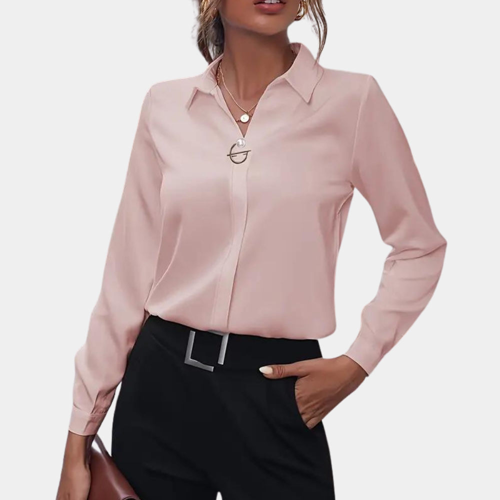 Variant image for Elegante Damen Bluse Schwarz Größe M Baumwolle-6