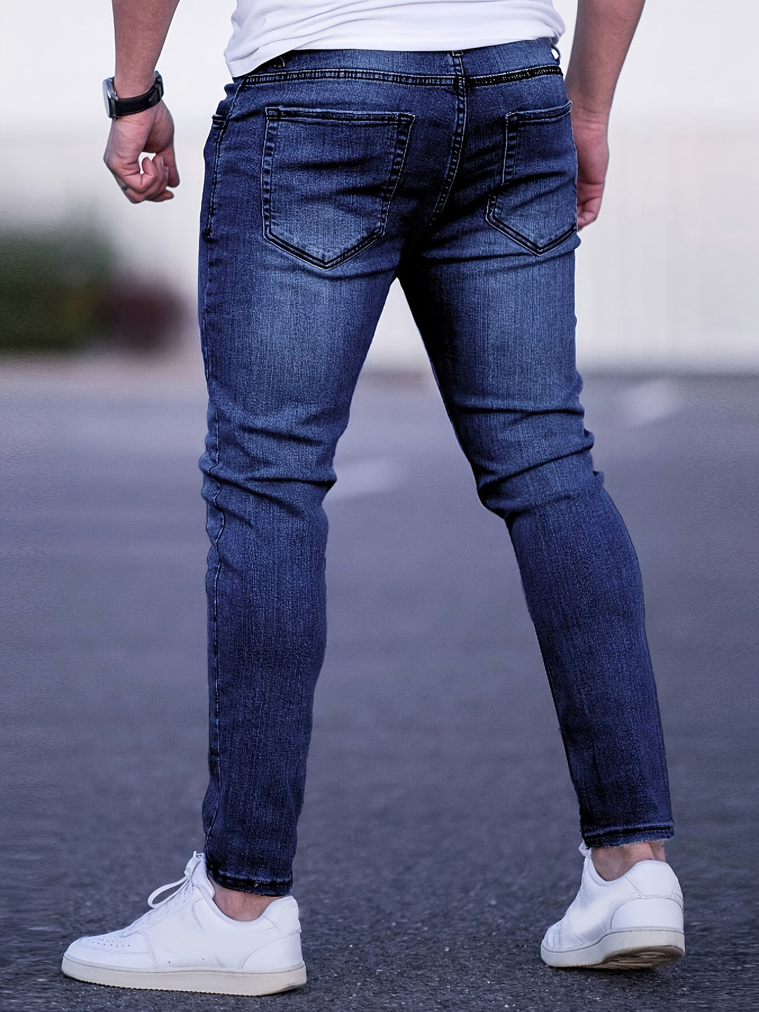 Slim Fit Men's Jeans with Medium Stretch and Comfort
