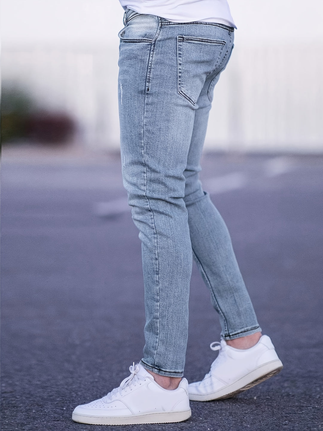 Slim Fit Men's Jeans with Medium Stretch and Comfort
