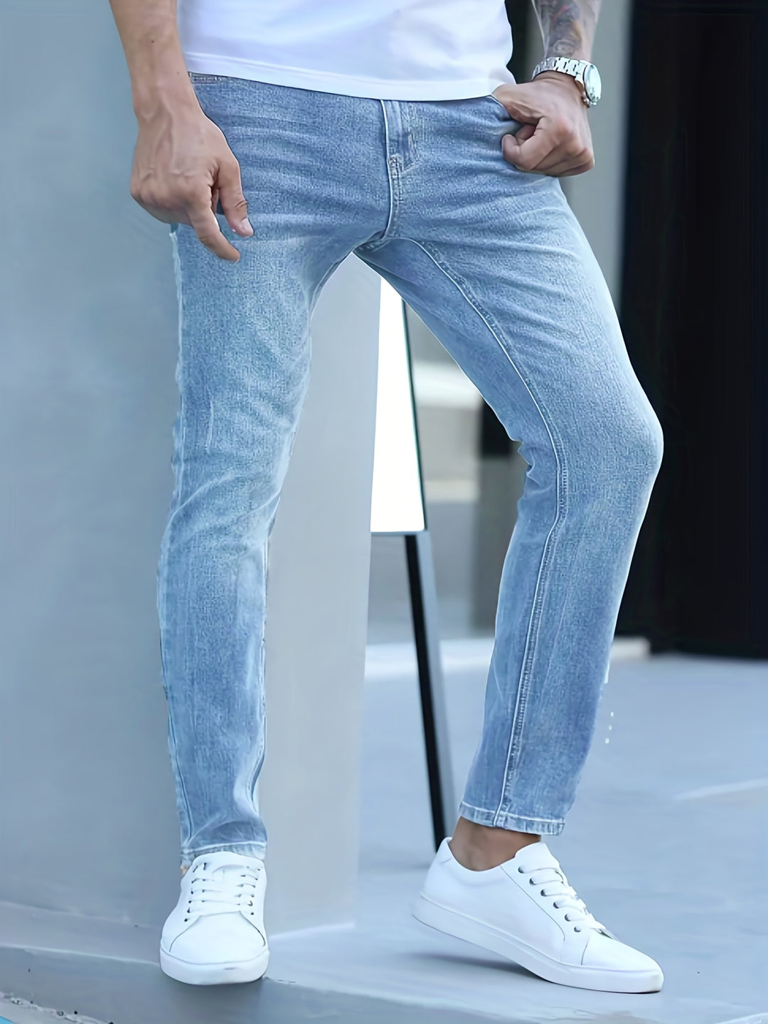 Jeans elasticizzati slim fit da uomo