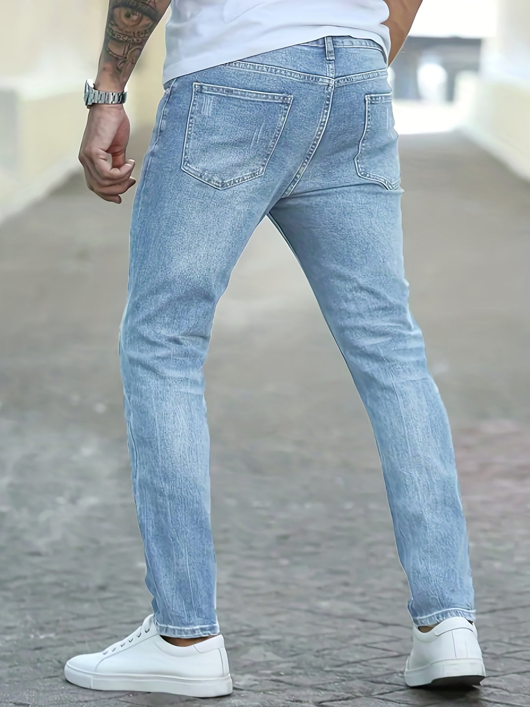 Jeans elasticizzati slim fit da uomo