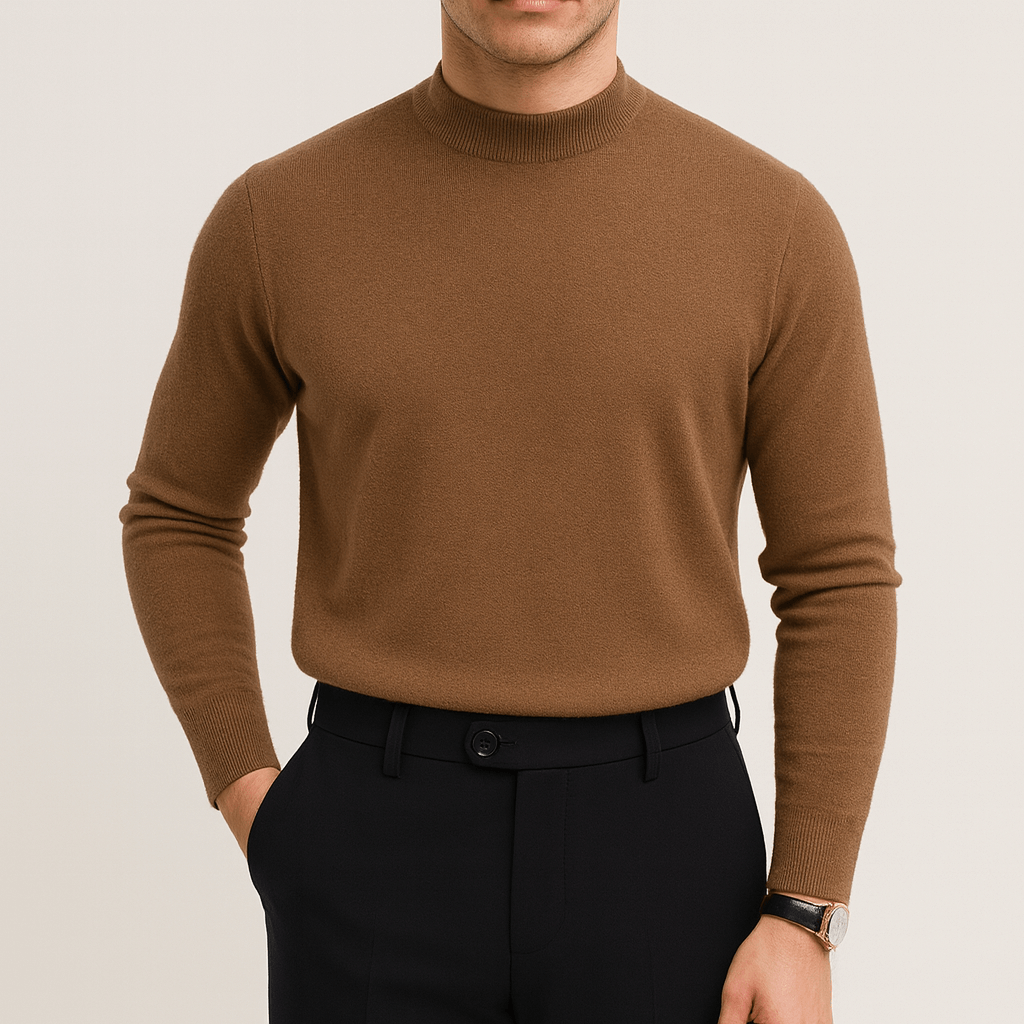 Slim Fit Strickpullover Damen aus Feinstrick – Schmale Passform, Einfarbig, Weiche Fasermischung, Warm und Leicht 2