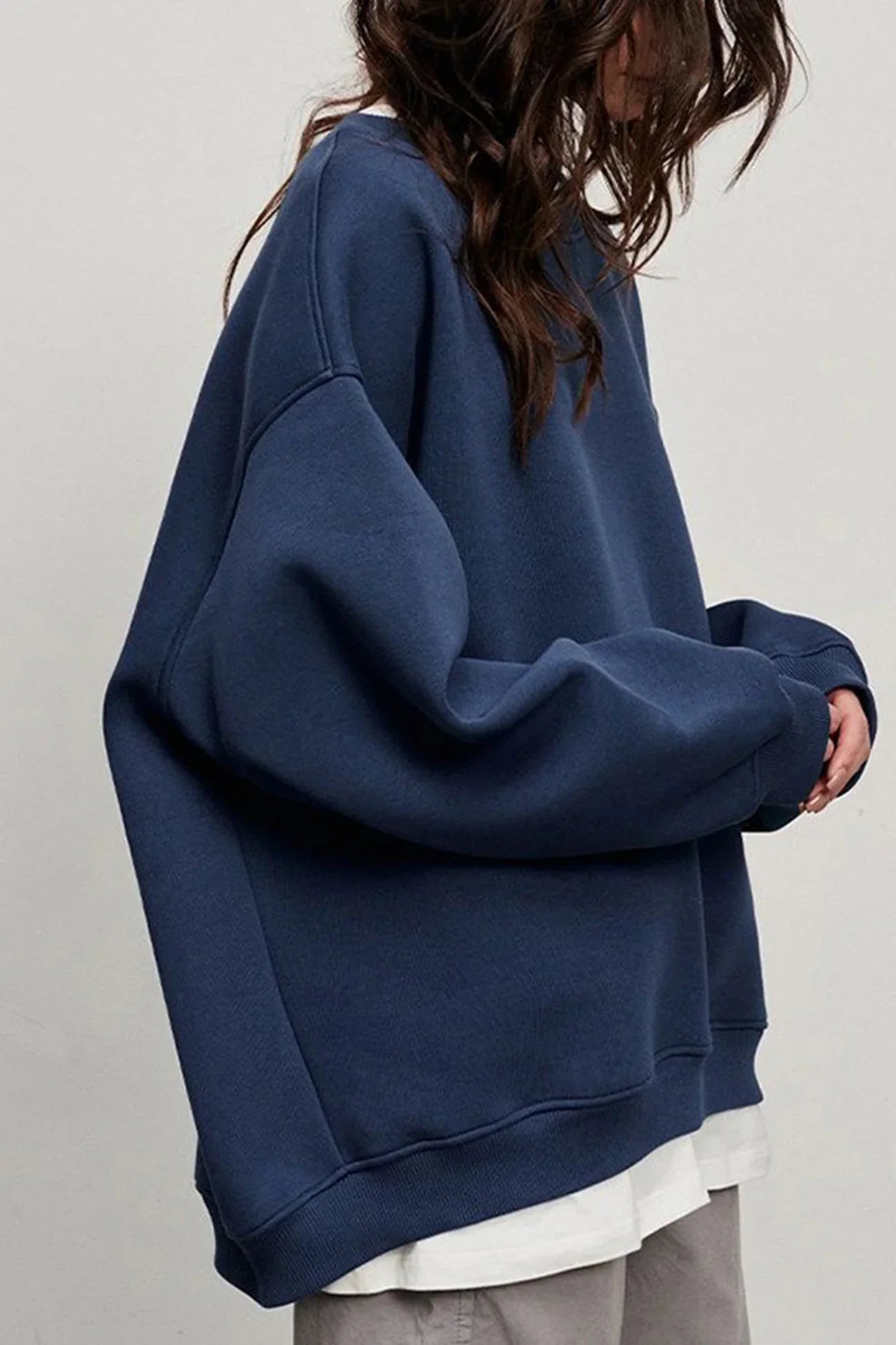 Lola | Oversize-Sweatshirt mit Rundhalsausschnitt