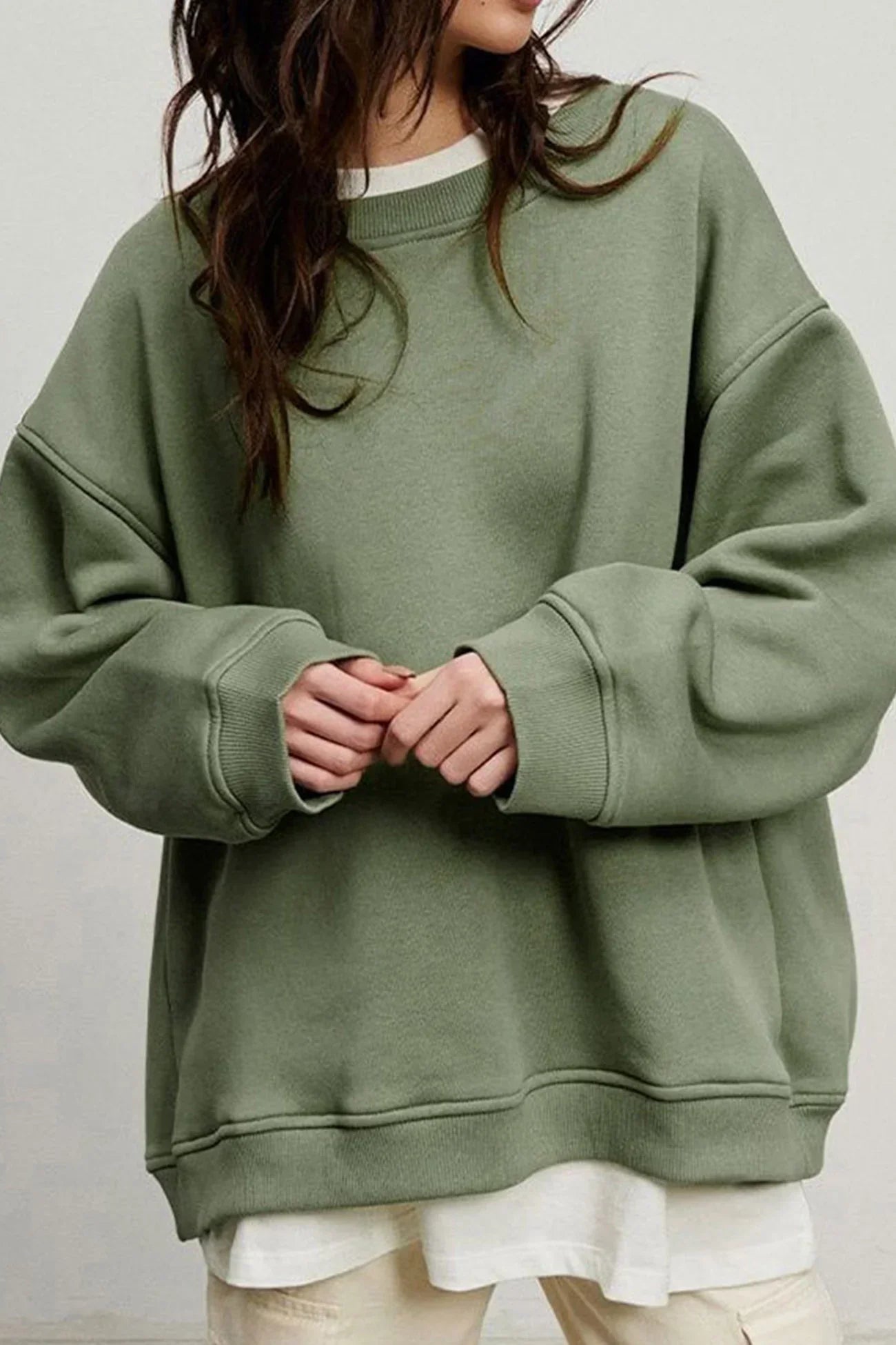 Lola | Oversize-Sweatshirt mit Rundhalsausschnitt