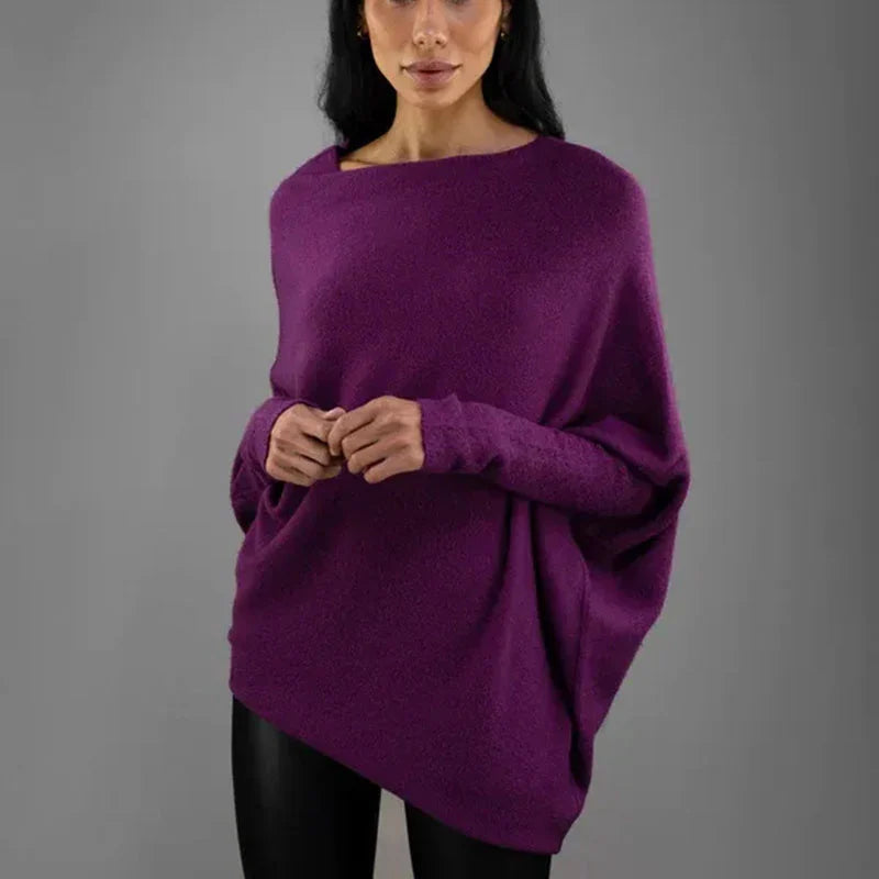 Sophie Damen Pullover – Offener Halsausschnitt für Eleganz und Komfort im Alltag warme Pullover Damen Damenpullover Damen Pullover Baumwolle 4