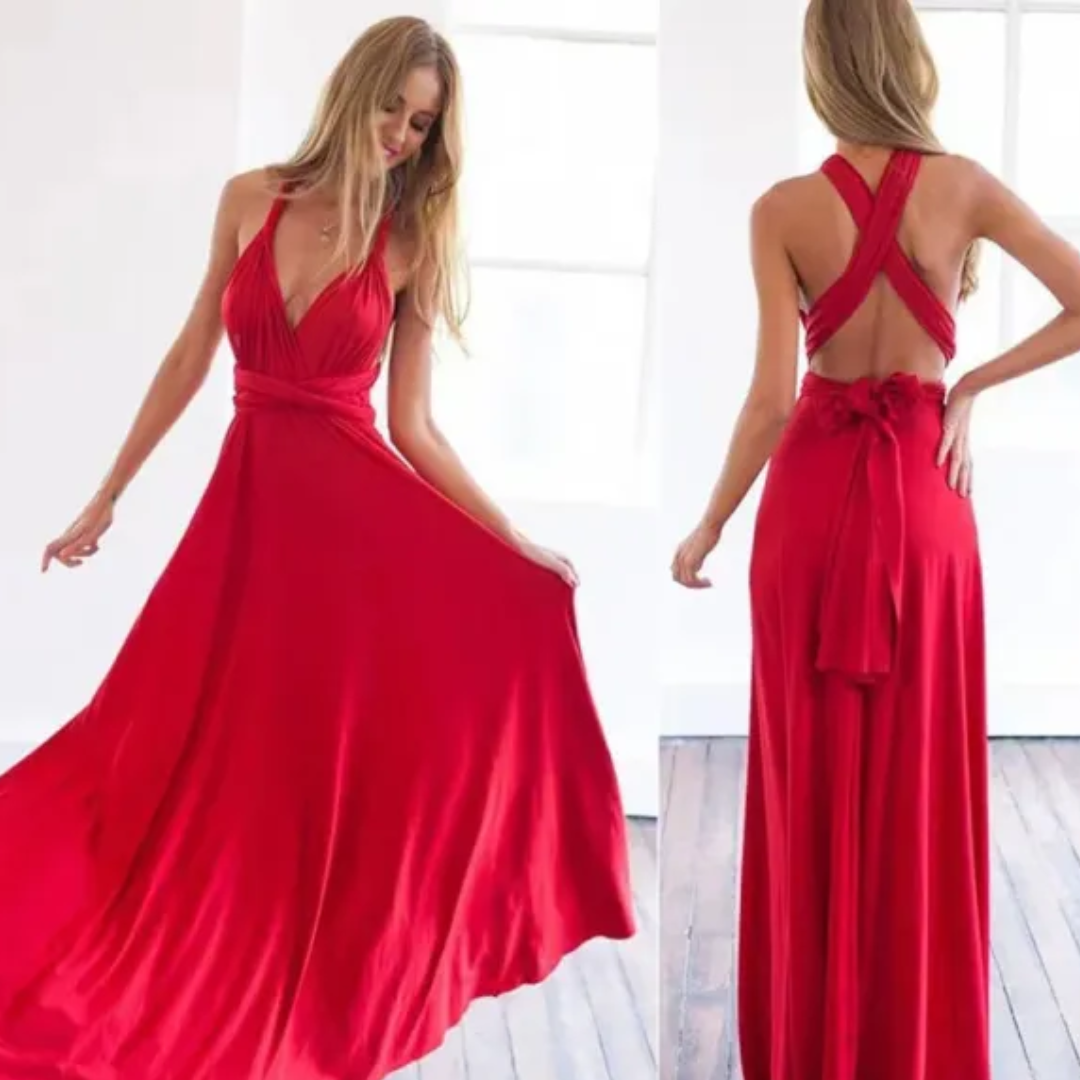 Stilvolles Wickelkleid für Hochzeitsgäste