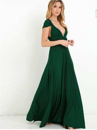 Stilvolles Wickelkleid für Hochzeitsgäste