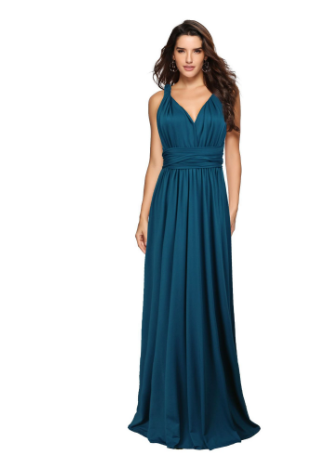 Stilvolles Wickelkleid für Hochzeitsgäste