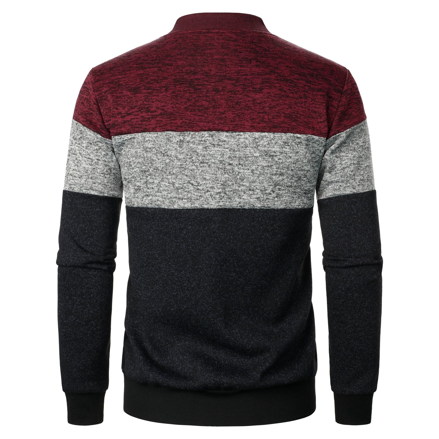 Cardigan men with stand-up collar
