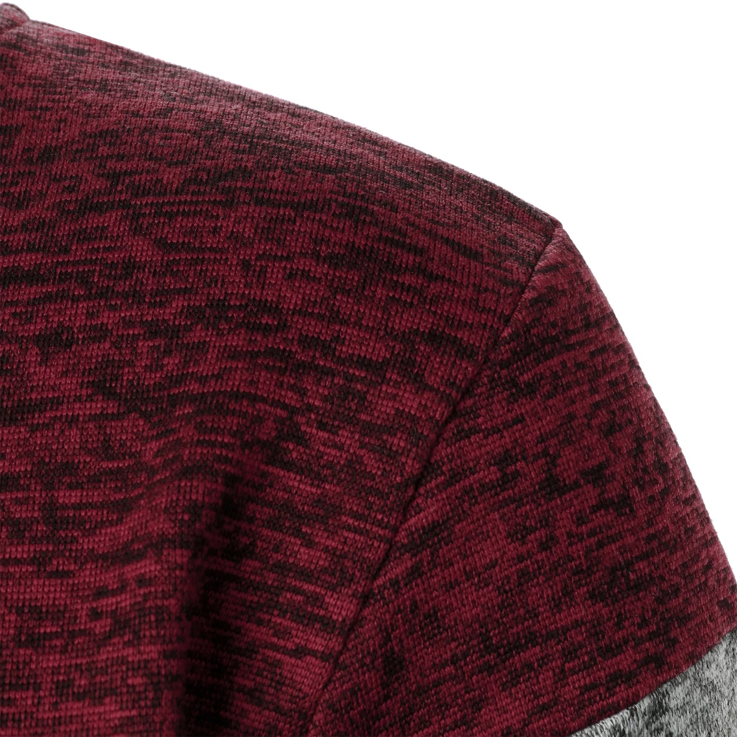 Cardigan men with stand-up collar
