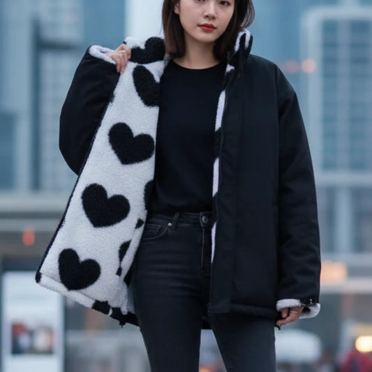 Stylische Damen-Winterjacke mit Reißverschluss – Bequeme Passform, Hervorragende Wärmedämmung, Verschiedene Farben, Größen S-XL 0