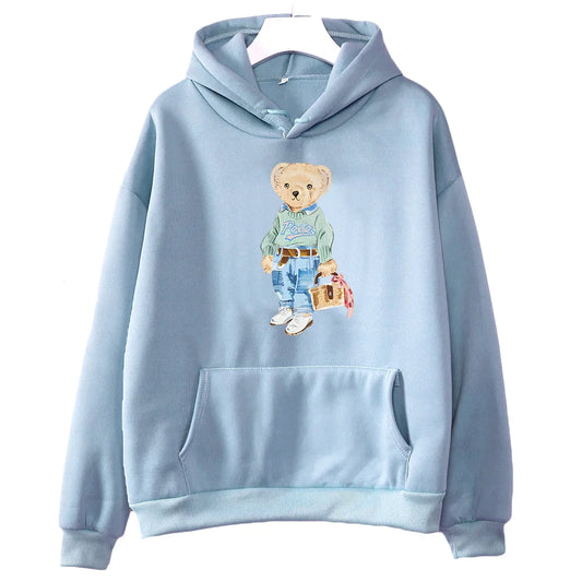 Süße Bärenmuster Sweatshirt für Damen