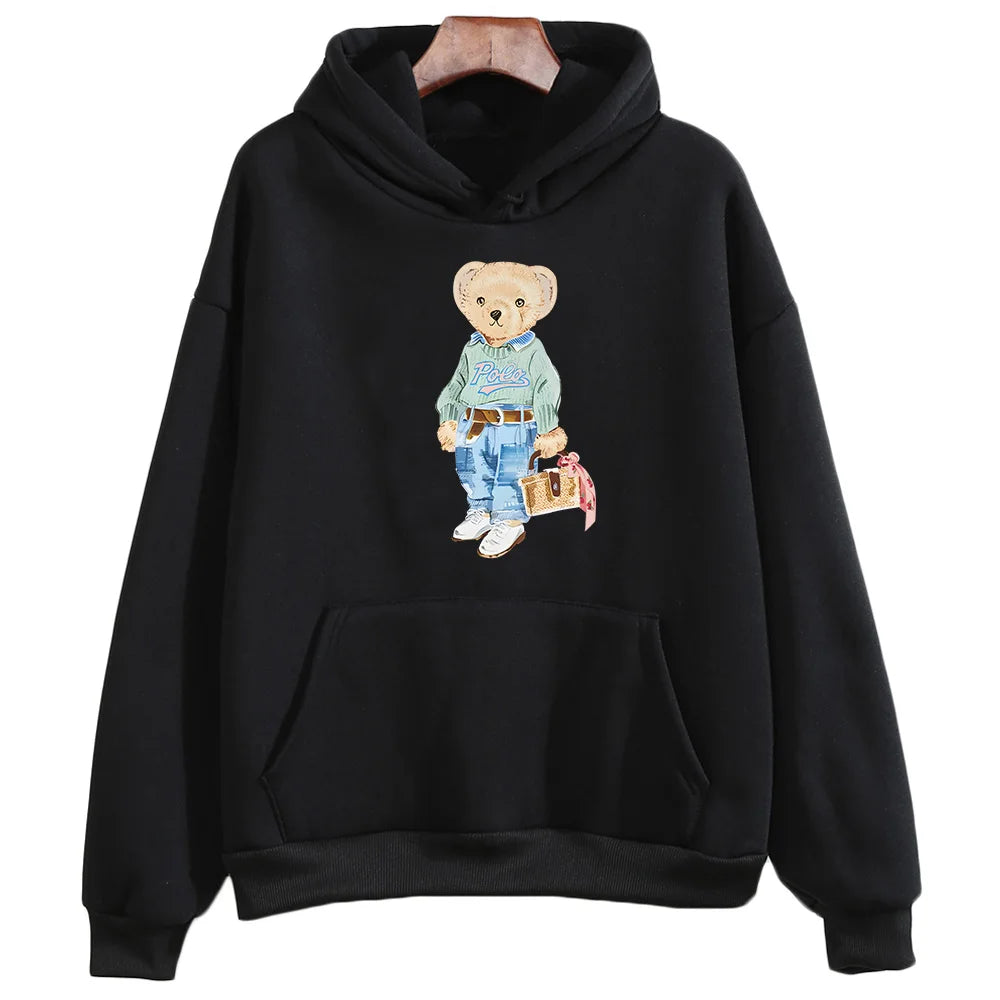Süße Bärenmuster Sweatshirt für Damen