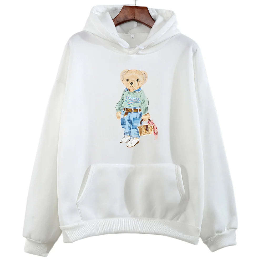 Süße Bärenmuster Sweatshirt für Damen