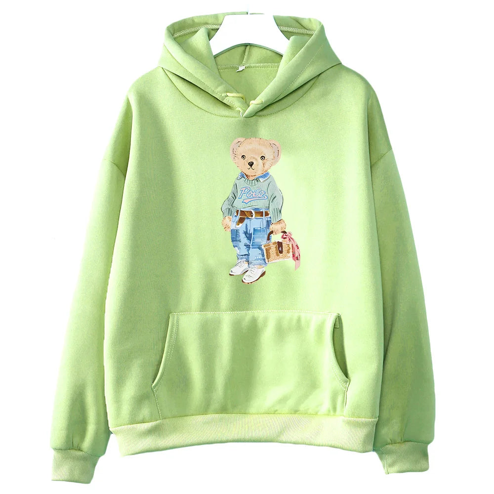 Süße Bärenmuster Sweatshirt für Damen