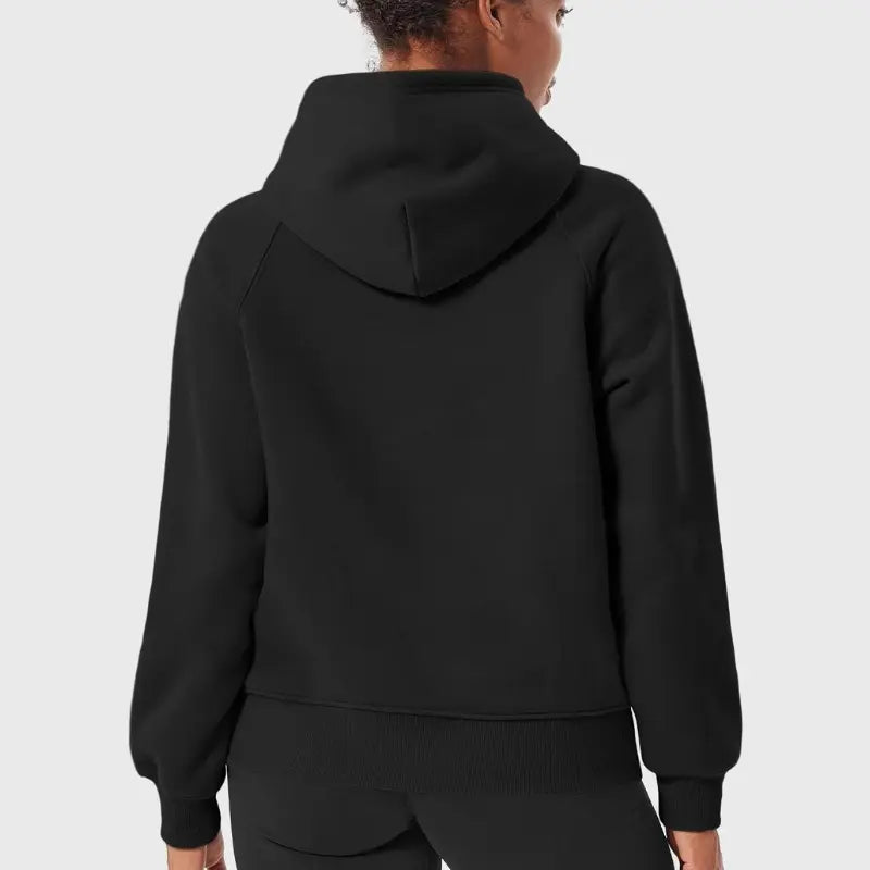 Übergroßer Damen Hoodie mit Raglanärmeln und Kängurutasche – Bequem für Freizeit und Lagenlook, Weicher Stoff, Gerippte Ränder 4