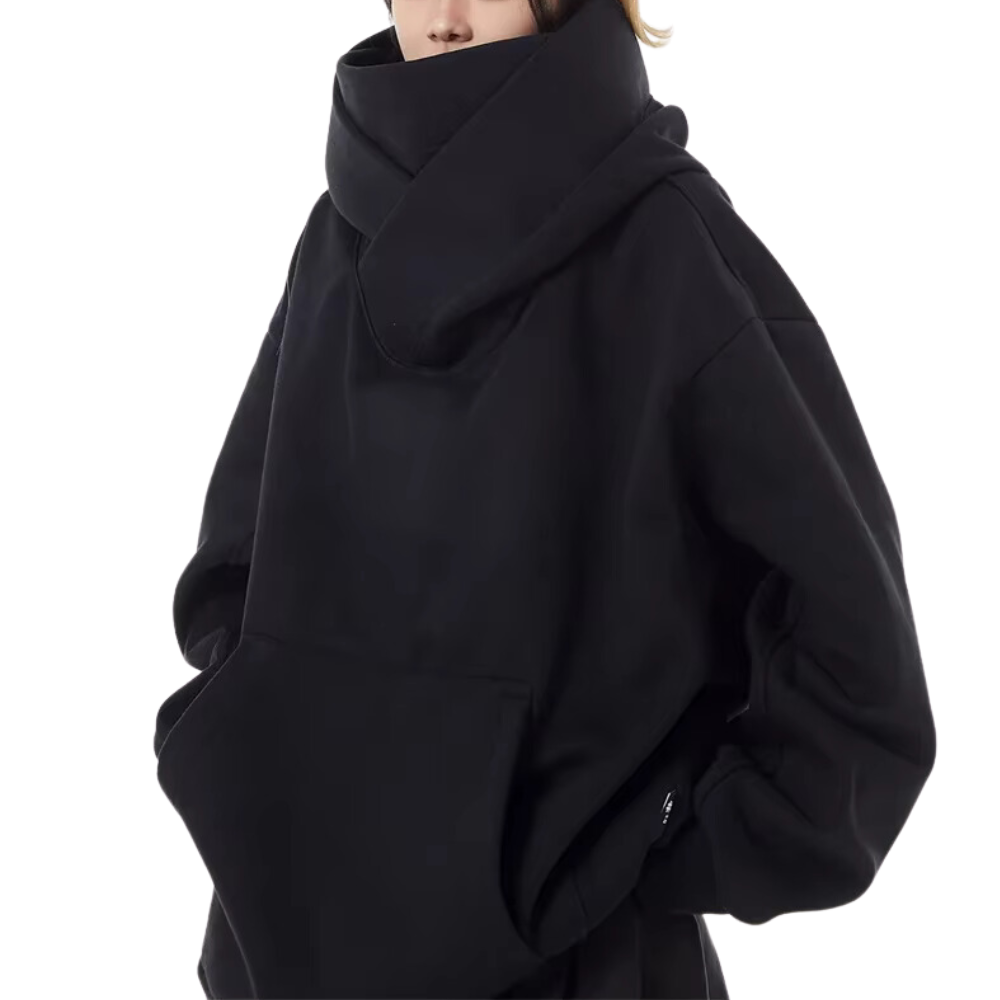 Übergroßes Sweatshirt mit Turtleneck