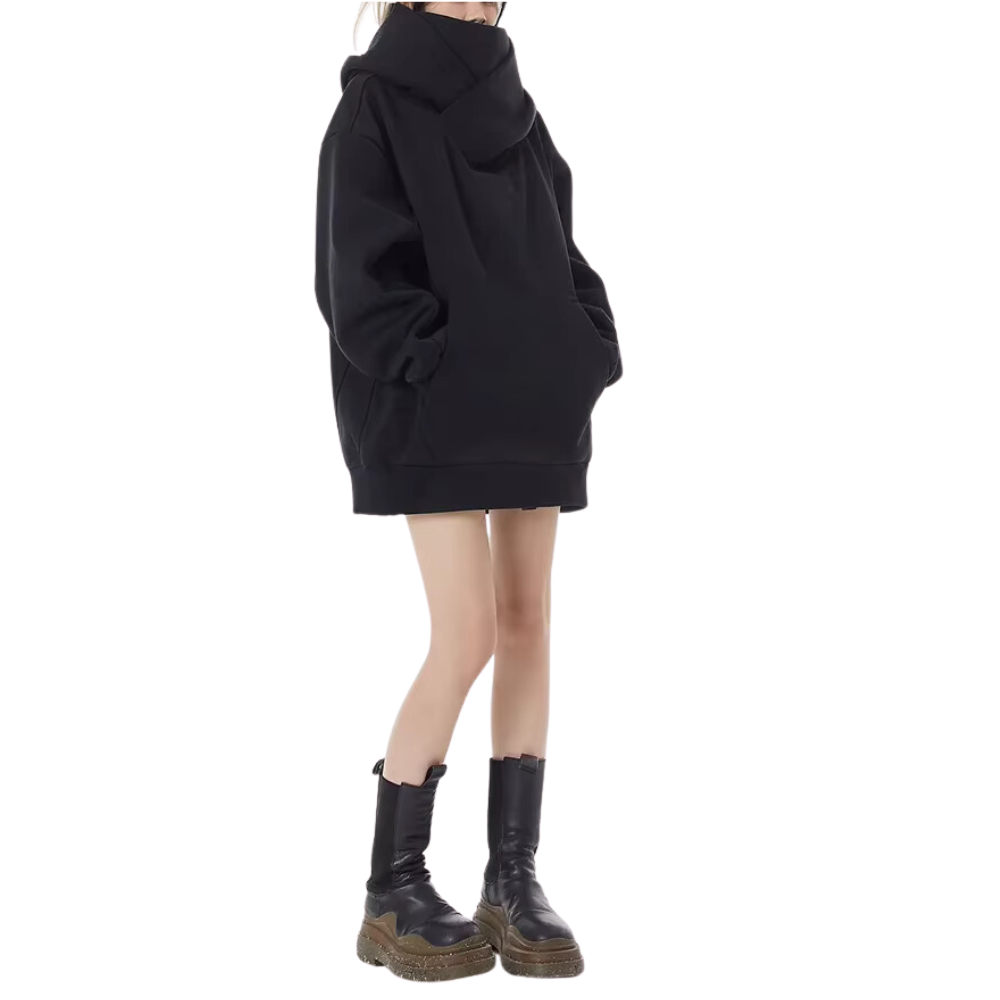Übergroßes Sweatshirt mit Turtleneck