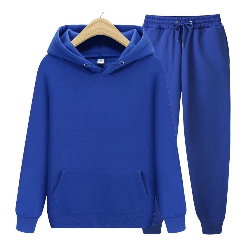 Unisex Hoodie und Jogginghose Set aus Baumwolle und Polyester – Weiches, Atmungsaktives Freizeit- und Sportoutfit in verschiedenen Farben 5