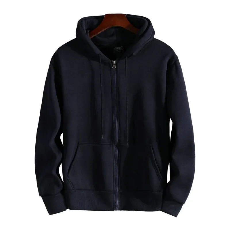 Unisex Kapuzenpullover mit Reißverschluss