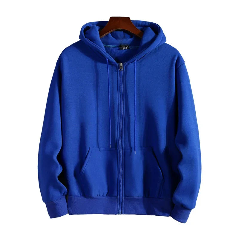 Unisex Kapuzenpullover mit Reißverschluss