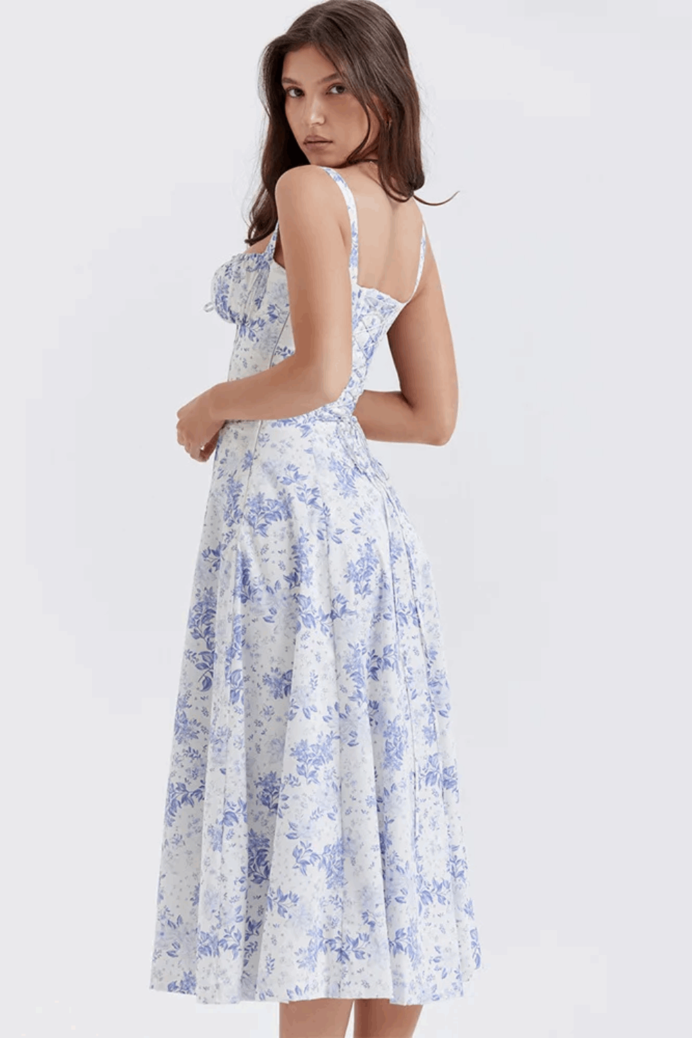 Variant image for Ella | Elegantes Damenkleid mit Faltenoberteil und taillierter Passform-49