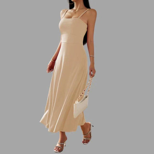 Ameena | Stilvoll Midi-Schwingkleid für Frauen