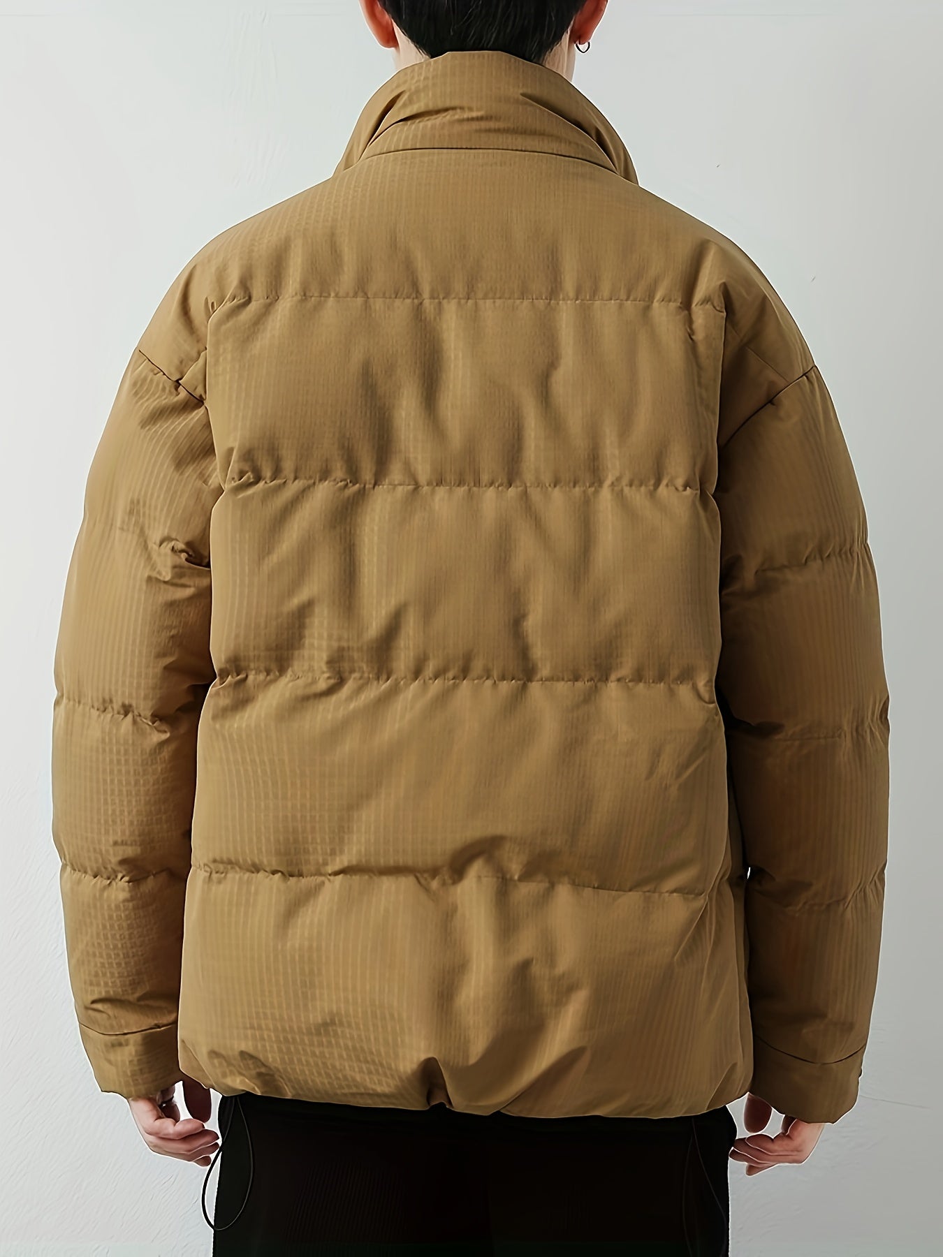 Gewattierte elegante Pufferjacke