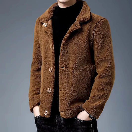 Oversized Plüschjacke für Ultimativen Komfort