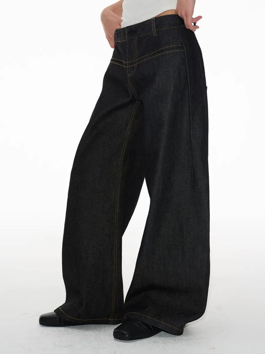 Vintage Baggy Low Waist Jeans Damen