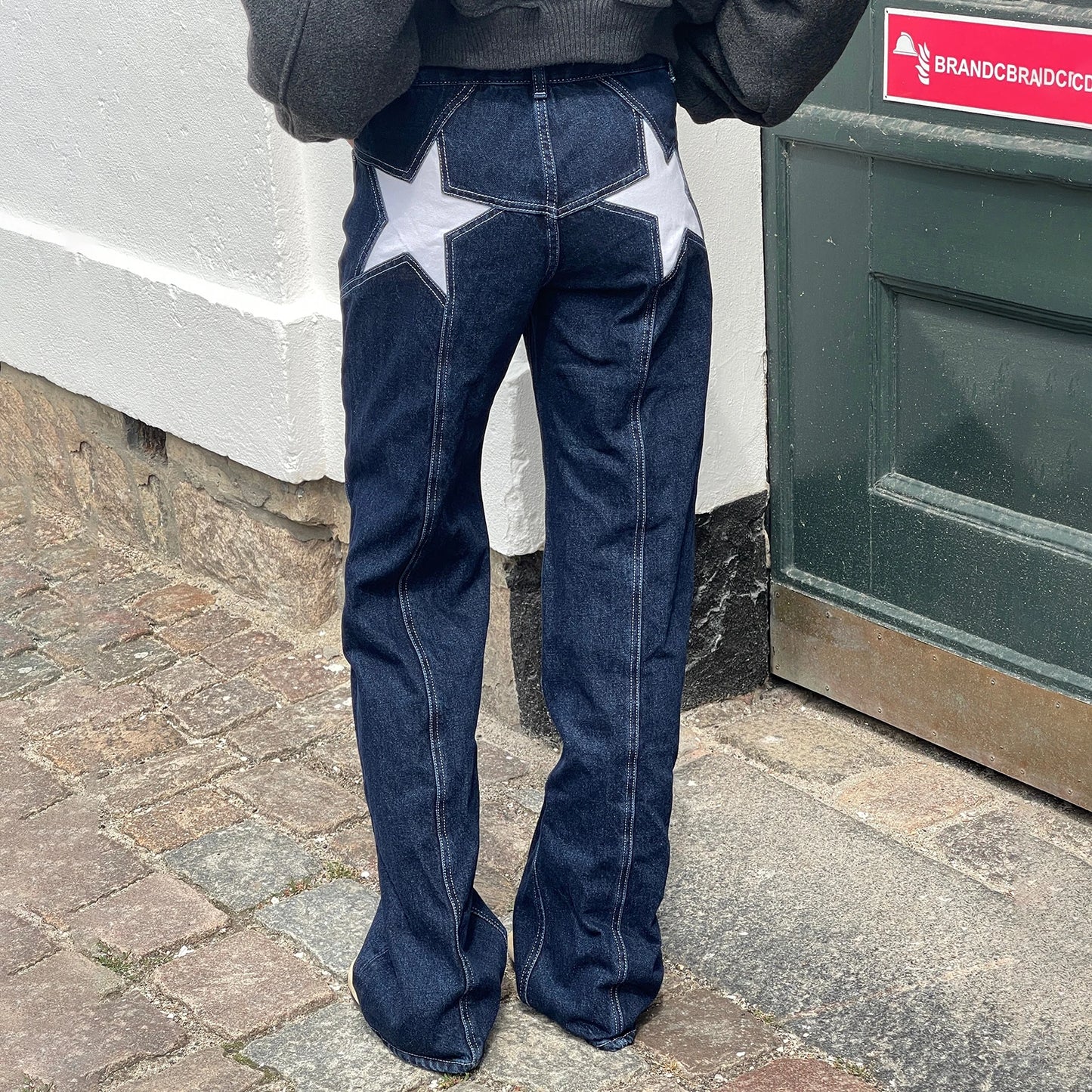Vintage Damen Jeans mit Sternmuster