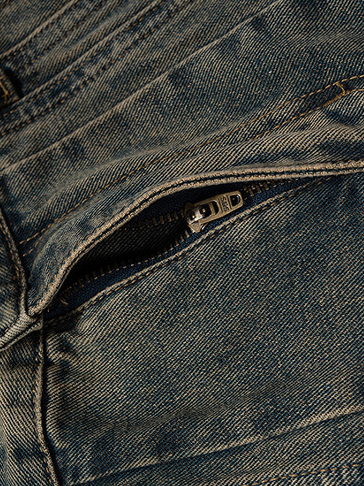 Vintage gewaschene Damen Street Jeans