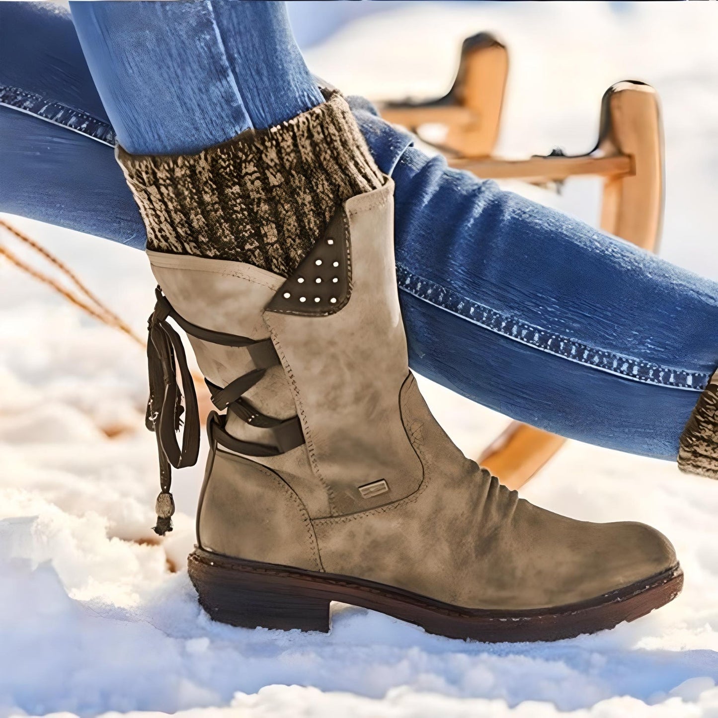 Variant image for Wallace | Winterschuhe Männer Schneestiefel mit Schnürsenkel für Herren-25