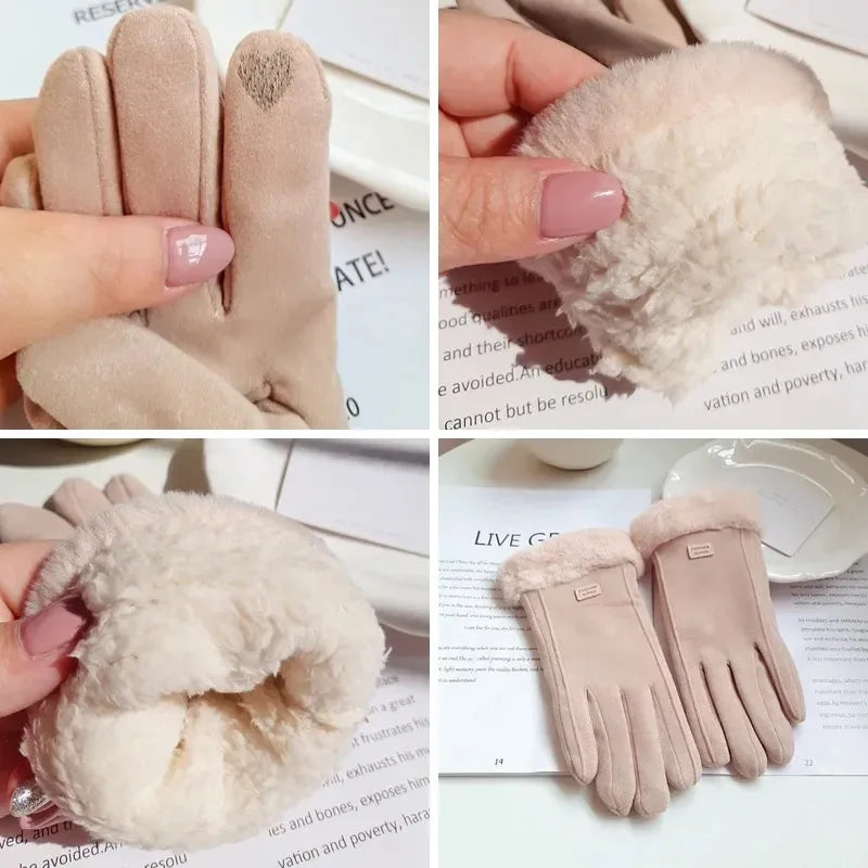 Warme Damen Winterhandschuhe