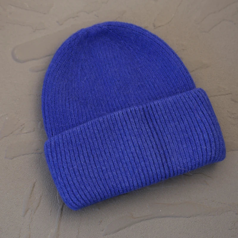 Warme Strickmütze für Damen