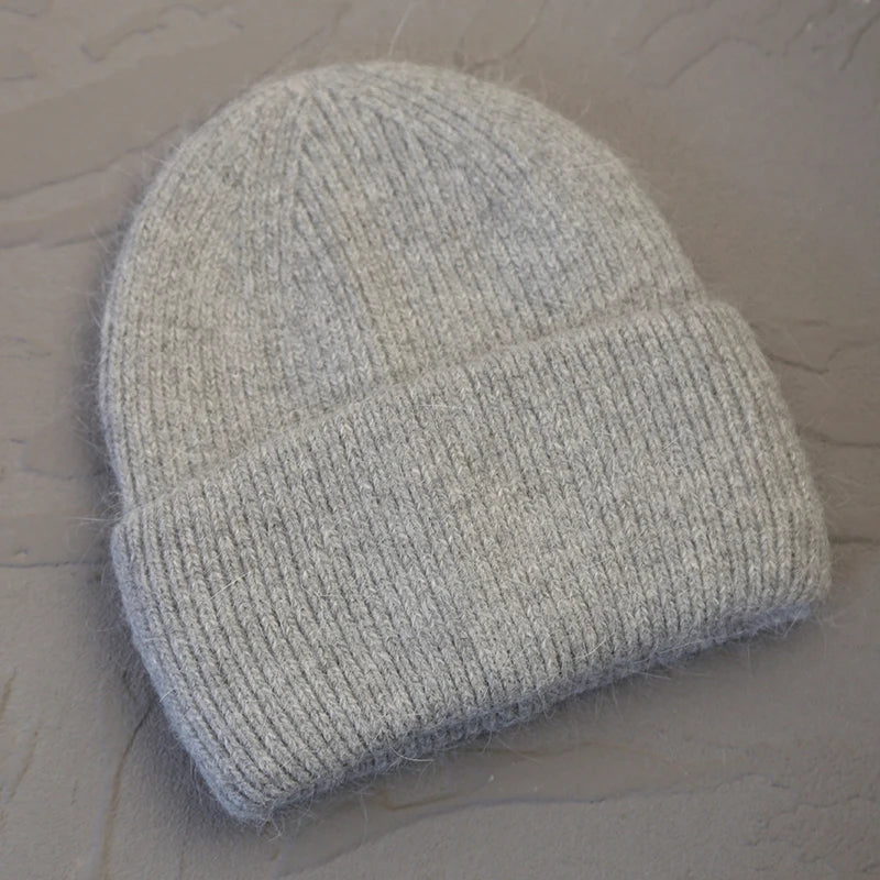 Warme Strickmütze für Damen