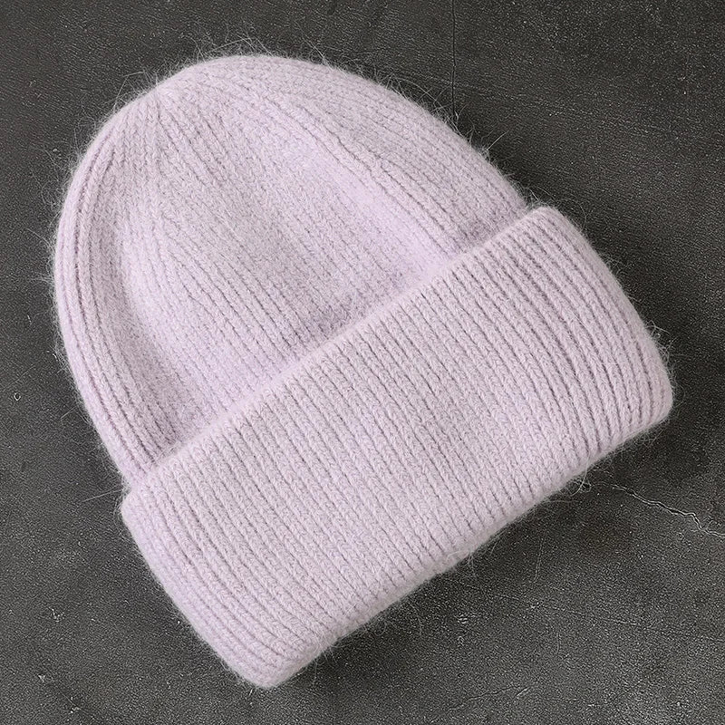 Warme Strickmütze für Damen