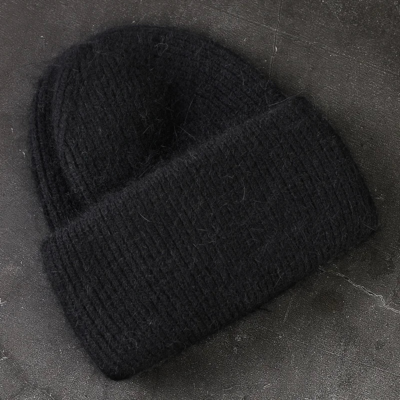 Warme Strickmütze für Damen
