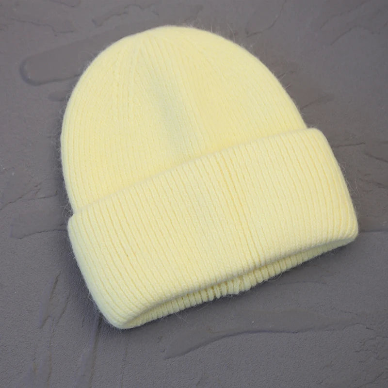 Warme Strickmütze für Damen
