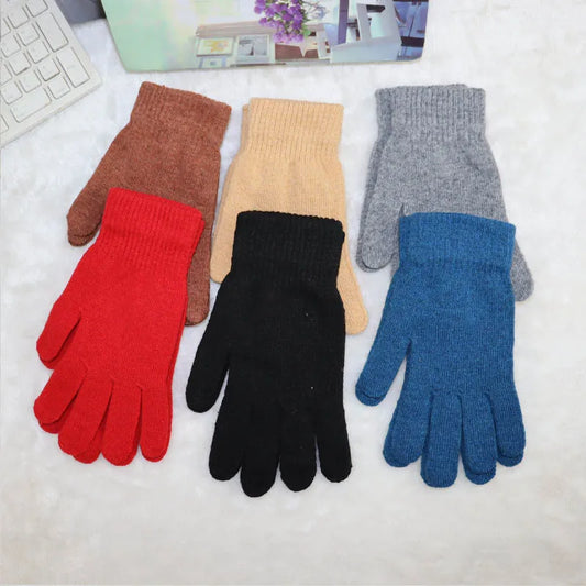 Warme Unisex-Fingerhandschuhe