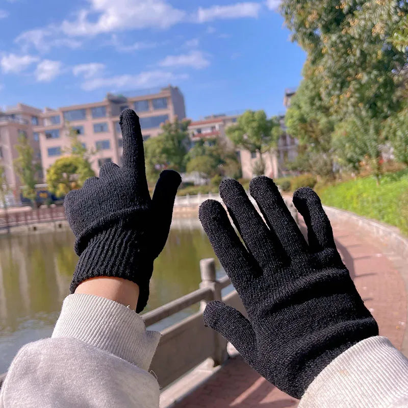 Warme Unisex-Fingerhandschuhe