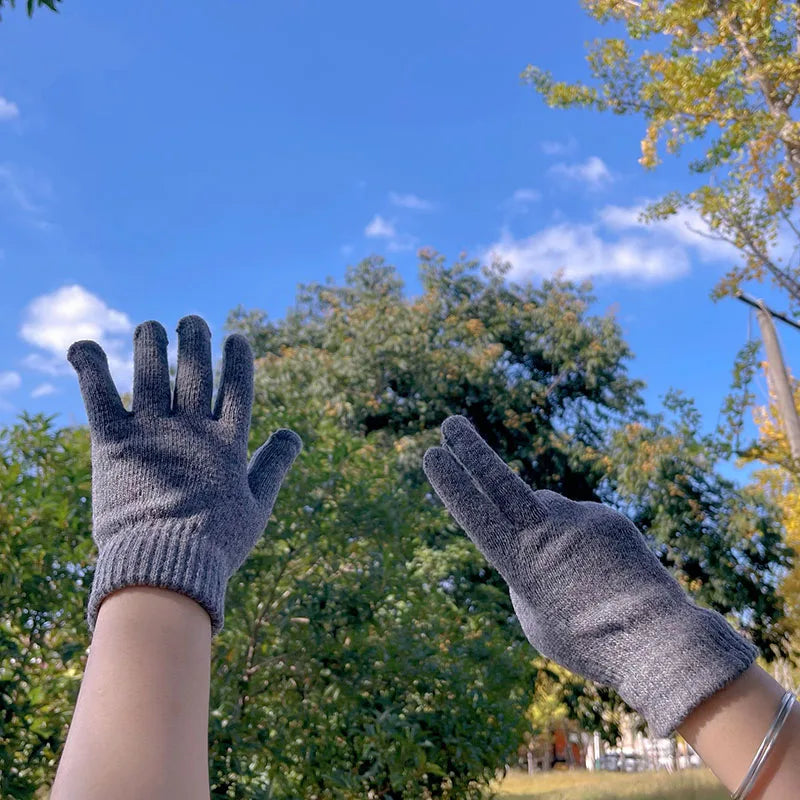 Warme Unisex-Fingerhandschuhe