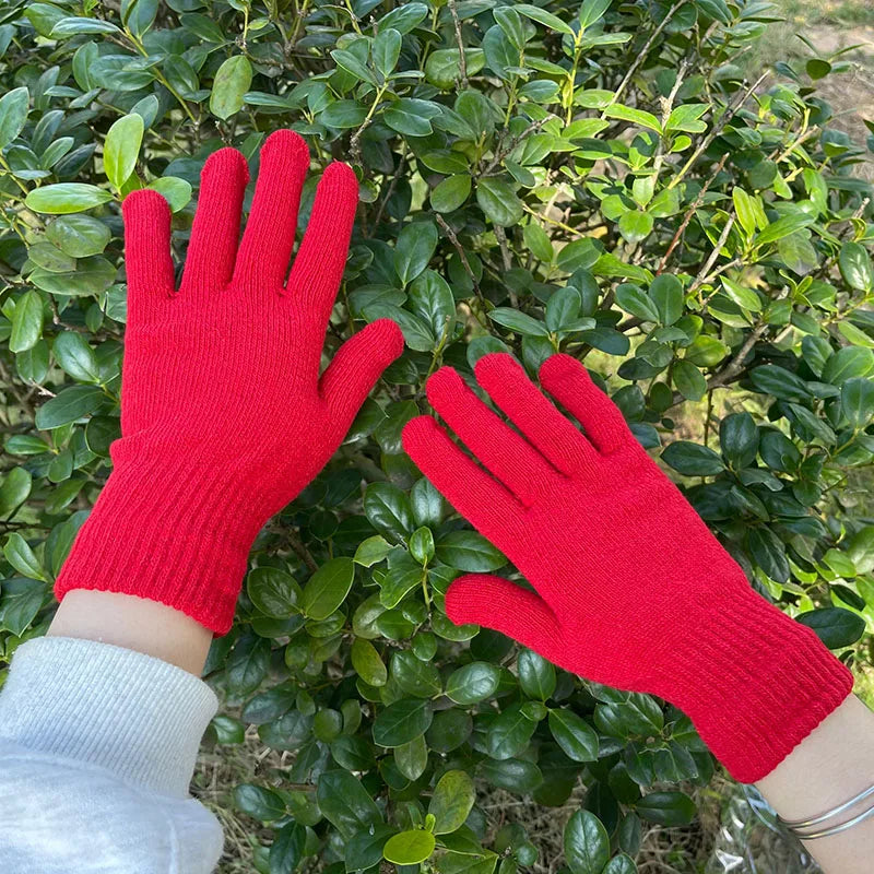 Warme Unisex-Fingerhandschuhe