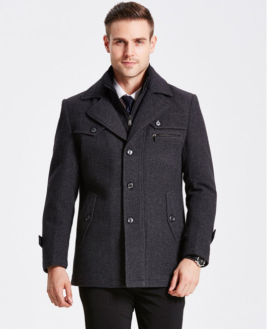 Warme Wolljacke für Herren im Klassischen Piekjas-Stil