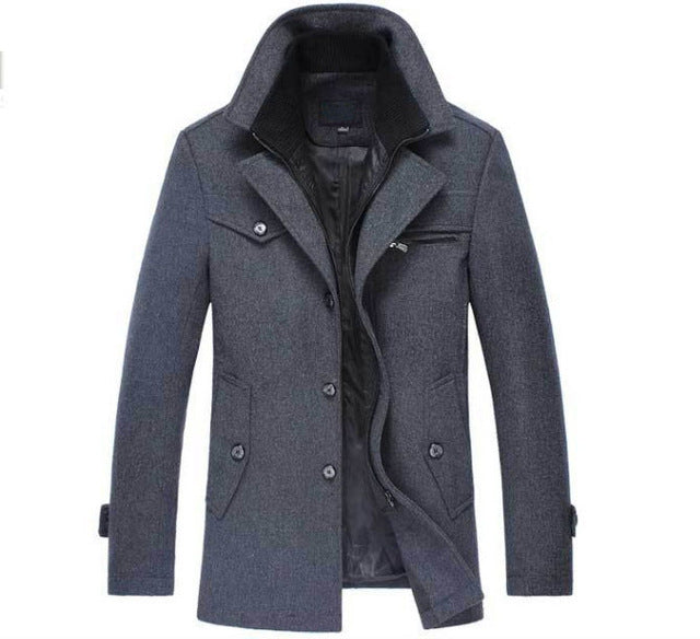 Warme Wolljacke für Herren im Klassischen Piekjas-Stil